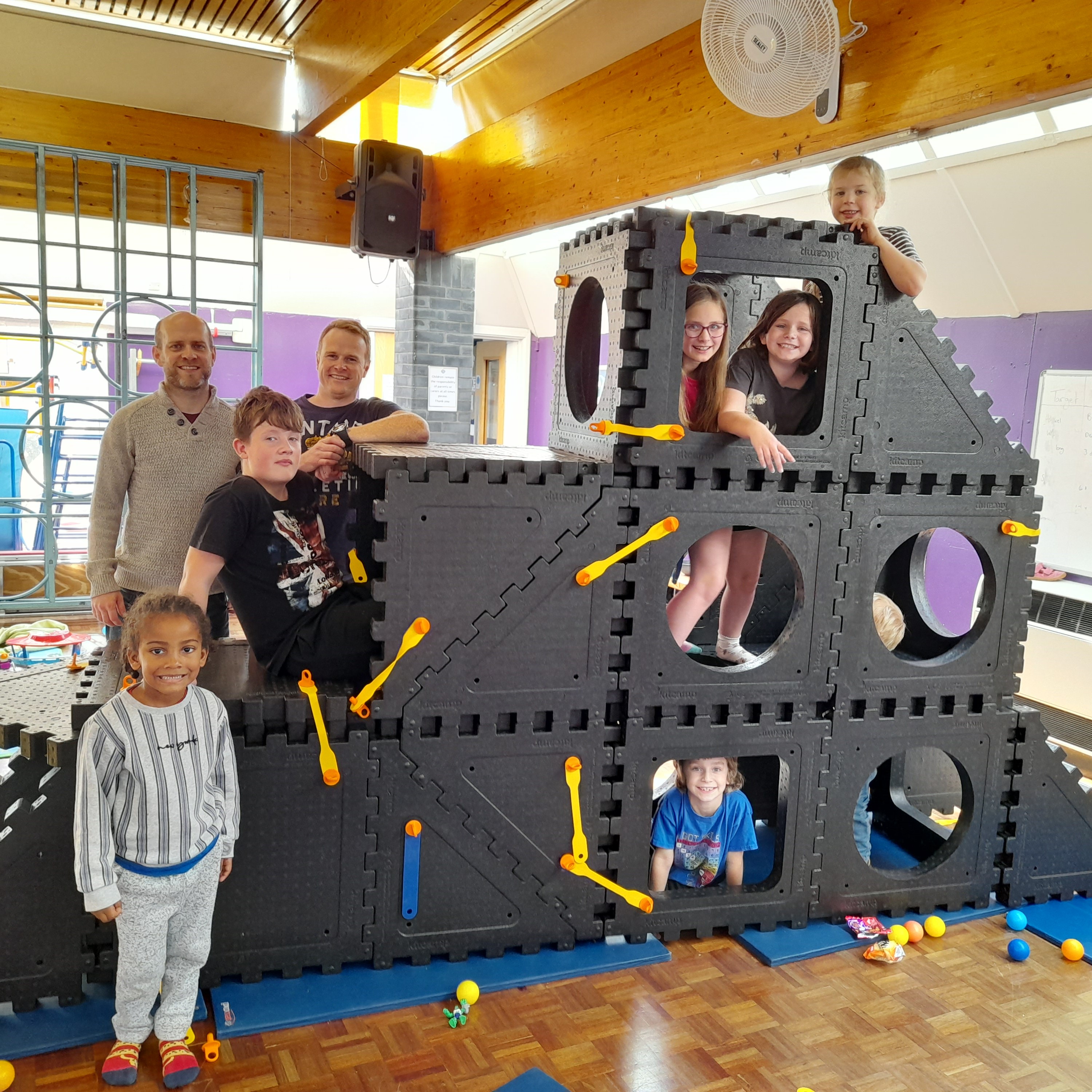 Children in soft play