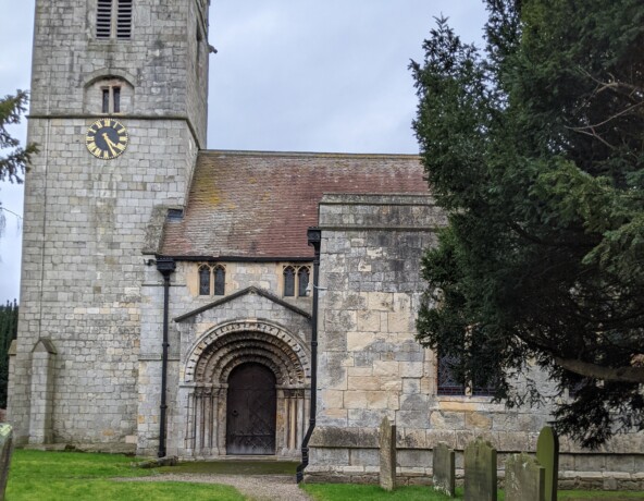 Stillingfleet church south elevation